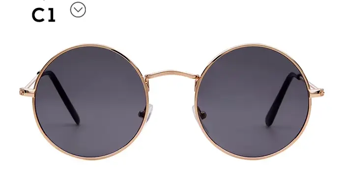 SORVINO Steampunk lunettes de soleil rondes marque de luxe concepteur hommes femmes lentilles rouges
