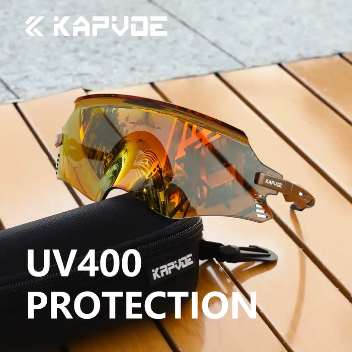Kapvoe Sport lunettes de soleil pour homme vélo de route