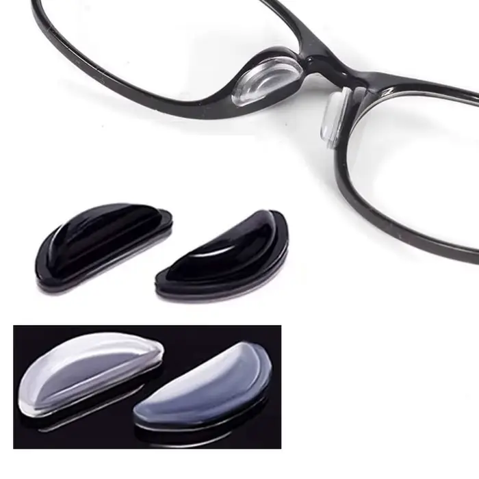 20 paire/ensemble D forme bâton sur Supports nasaux Invisible anti-dérapant lunettes plaquettes nasales accessoires