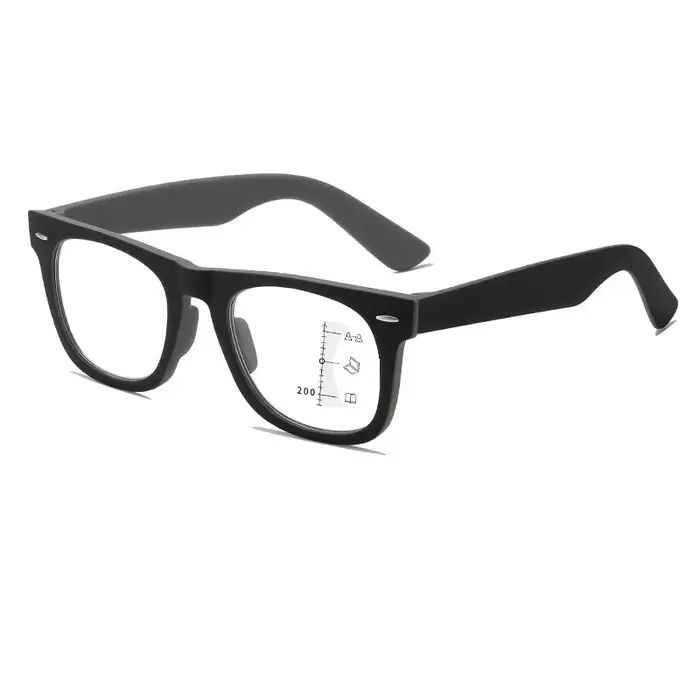 Lunettes de lecture multifocales progressives à lentille HD pour femmes et hommes, Vintage, carrées,