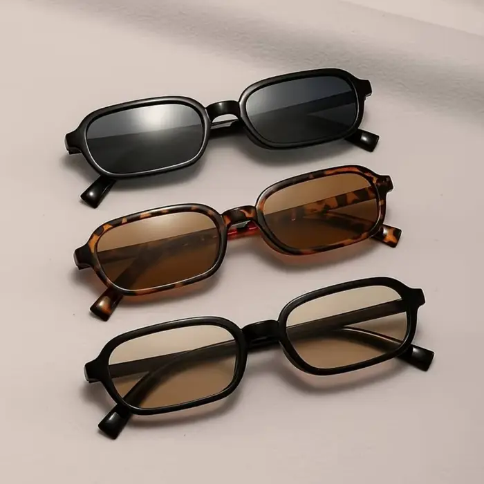 Lunettes de soleil de style rétro européen et américain pour hommes et femmes