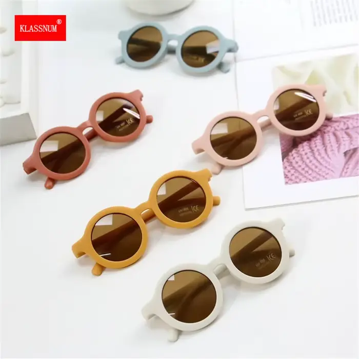 Lunettes de soleil de marque rétro pour enfants