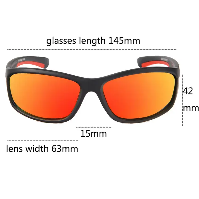 QUESHARK – lunettes de soleil polarisées pour hommes