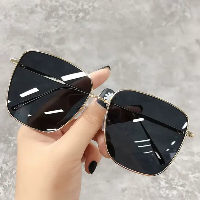 Lunettes de soleil femmes luxe carré hommes conduite voyage marque Design dégradé Vintage lunettes d