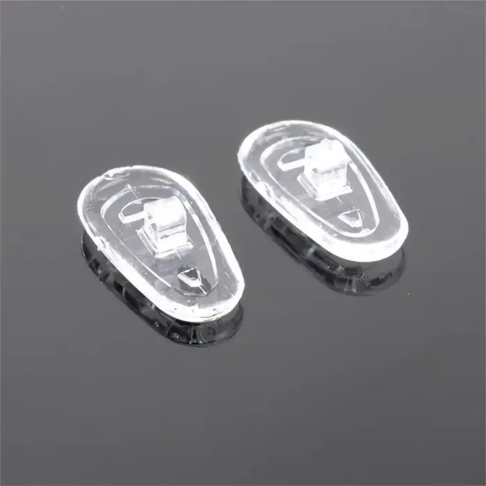 10/20/50 paires/ensemble plaquettes nasales en Silicone pour lunettes plaquettes nasales souples lun