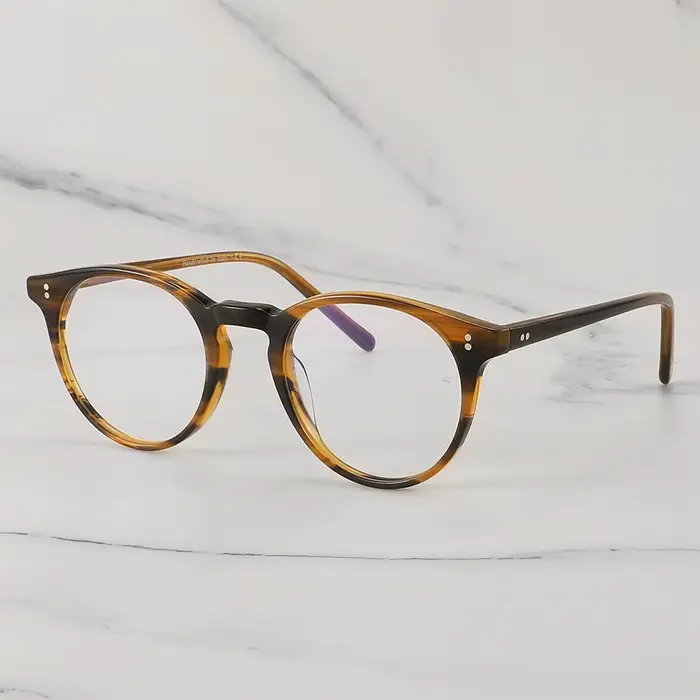 O'malley Design rond acétate Vintage femme lunettes cadre rétro monture de lunettes hommes femmes mo