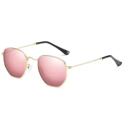 Lunettes de soleil hexagonales polarisées pour hommes et femmes, mode vintage, lunettes de soleil de