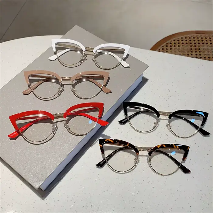 Lunettes rétro œil de chat pour femme