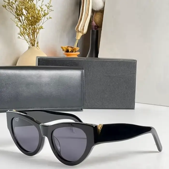 Lunettes de soleil ovales en acétate, tendance, de marque, vintage, pour femmes, pour les fêtes, UV4