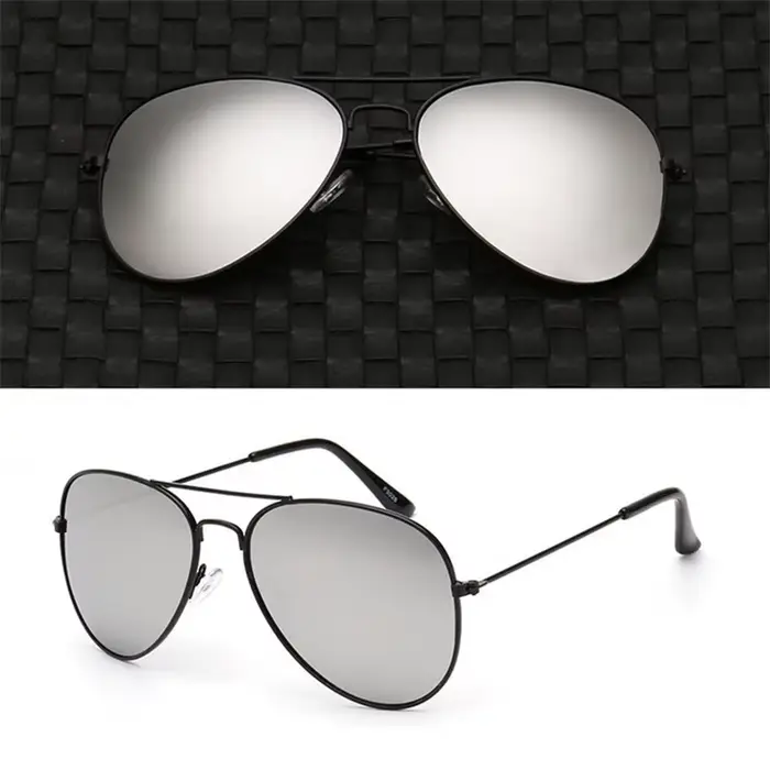 Nouvelles Lunettes de Soleil Double Pont 2026 pour Femme, Monture en Alliage, Verres Miroir, Lunette