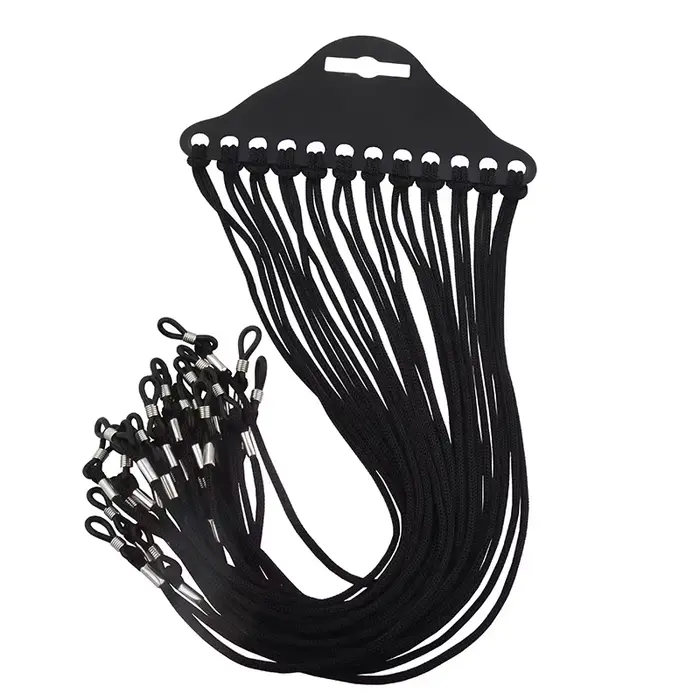 Lot de 12 cordons de lunettes de bonne qualité, cordon antidérapant pour lunettes de lecture et mont