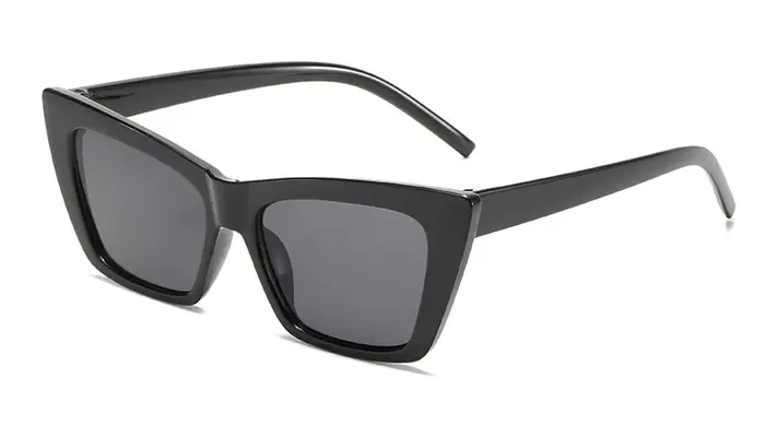 Lunettes de soleil œil de chat noir pour femmes, classiques, petite marque de mode de styliste, Vint