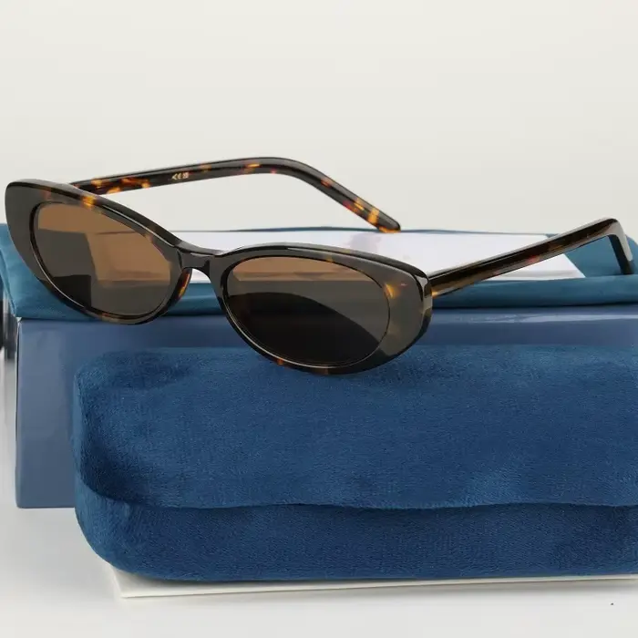 Nouvelles lunettes de soleil populaires en acétate pour femmes, de marque, design cool, pour l'été, 