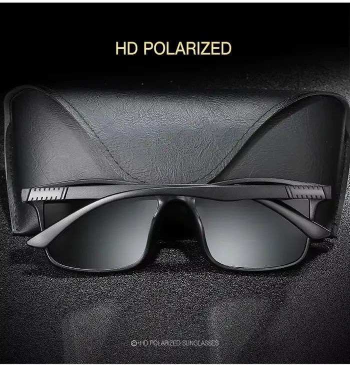 Lunettes de soleil polarisées de luxe pour hommes