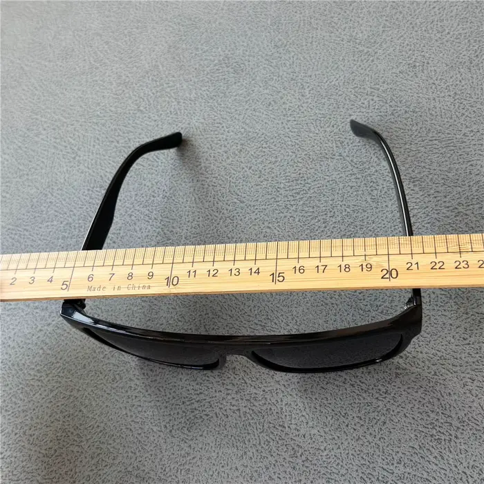 Vazrobe 160mm surdimensionné hommes lunettes de soleil polarisées femmes noir tortue