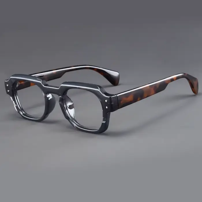Montures de lunettes polygonales irrégulières pour hommes et femmes pour les sorties quotidiennes, l