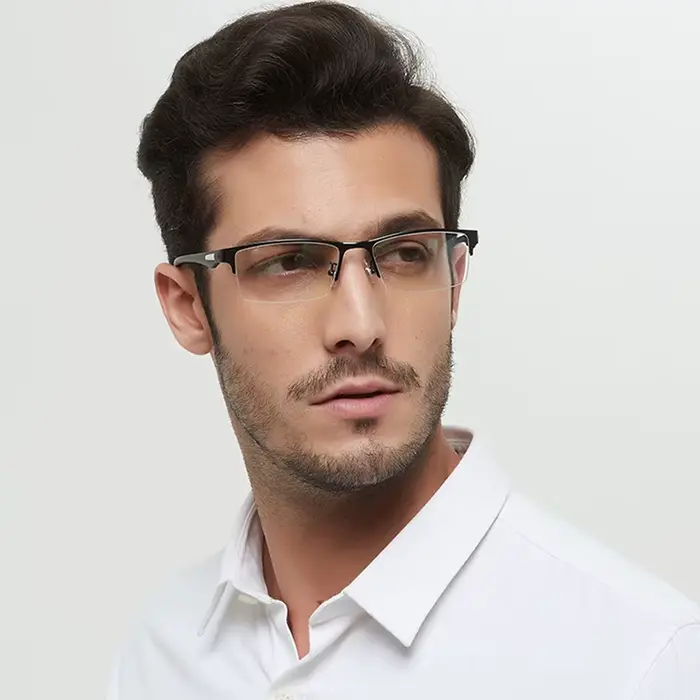 Hommes femmes affaires photochromique multifocale lunettes de lecture bureau Anti bleu RayClassic ca