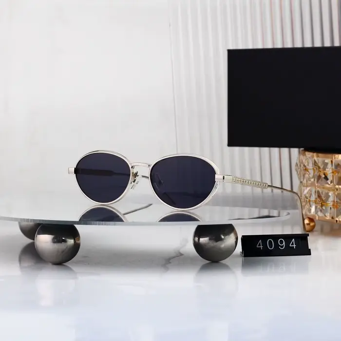 Lunettes de soleil tendance été, style punk polyvalent, unisexe, verres polarisés UV400, monture mét
