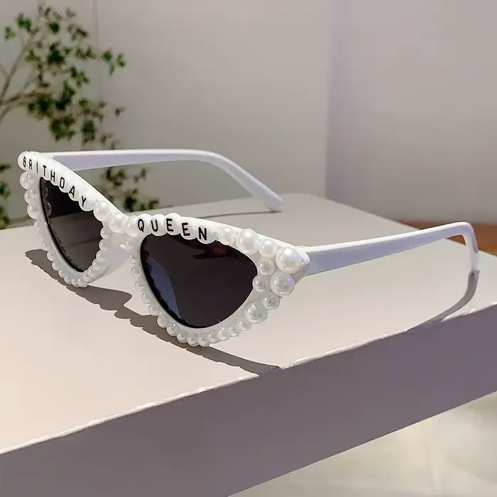 KAMMPT œil de chat Design cadeau nuances brillant perle décor rose présent lunettes pour femmes fête