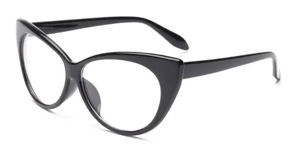 Lunettes en œil de chat pour femmes, verres optiques vintage, pour ordinateur, marque à la mode, léo