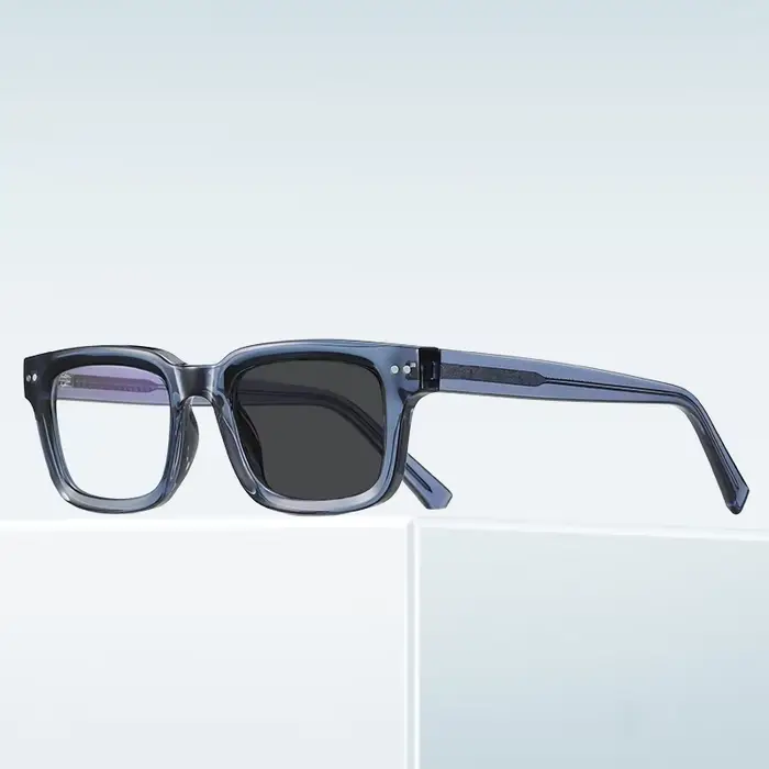 VKYEE carré Simple hommes myopie hypermétropie lunettes Anti-lumière bleue lunettes de lecture peuve