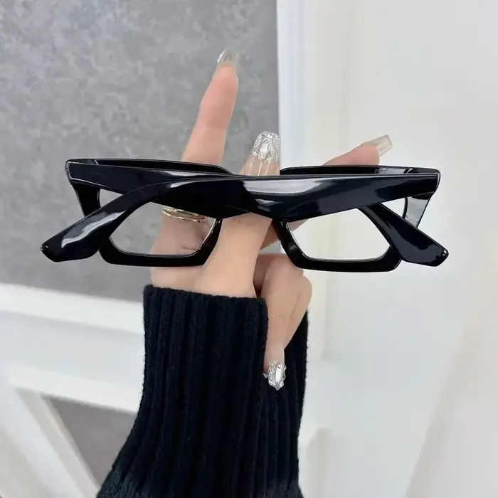 Montures de lunettes carrées élégantes pour femmes et hommes