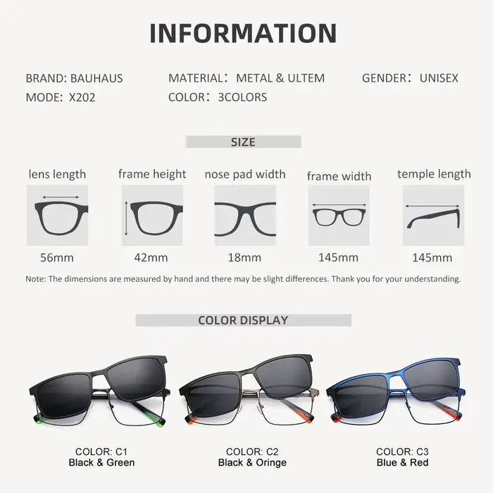 Lunettes à clip magnétique polarisées pour hommes, lunettes carrées rétro, cadre optique pour contre