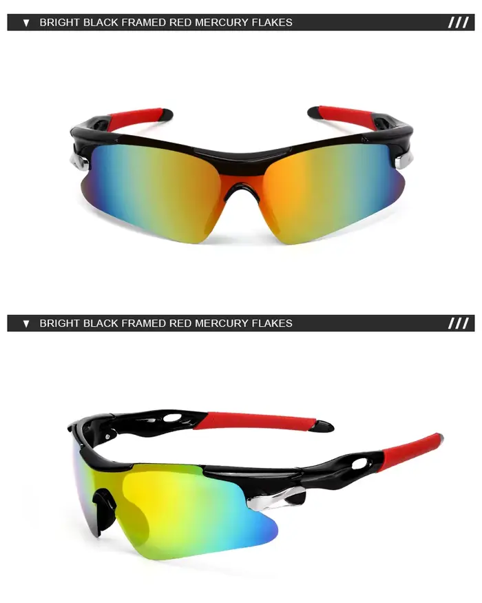 RIDERACE Sport Hommes Lunettes De Soleil Route Vélo