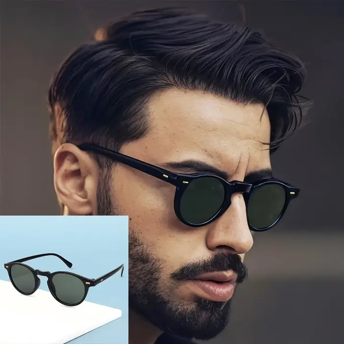 Petites lunettes rondes monture femmes hommes mode Anti lumière bleue montures de lunettes Vintage o