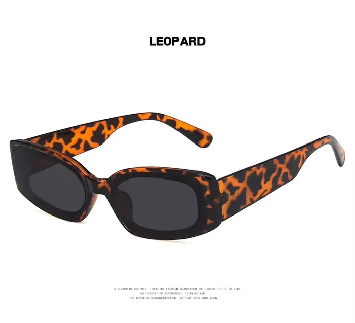 Lunettes de soleil léopard carrées pour femmes, Cool, Lunettes tendance, UV400, Nouvelle mode, 2022