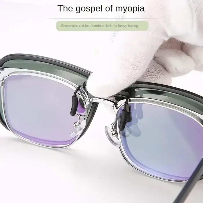 Lunettes de soleil polarisées à Clip rabattable pour la conduite