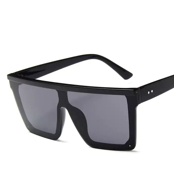 Lunettes de soleil Vintage à dessus plat pour hommes et femmes