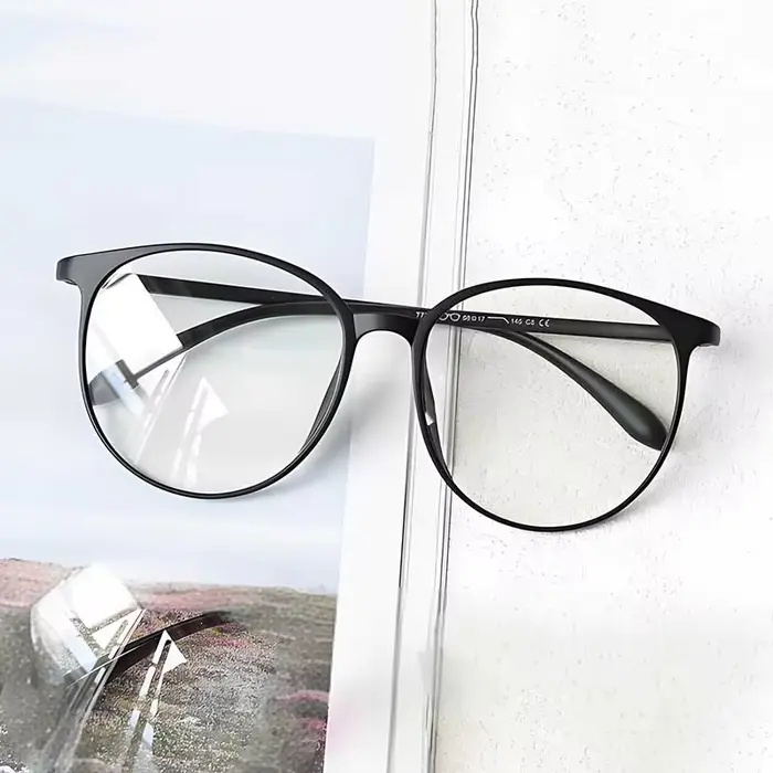Monture de lunettes ronde surdimensionnée de 150mm pour hommes et femmes