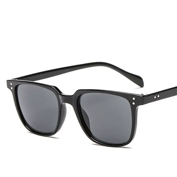 Lunettes de soleil rétro carrées pour hommes, accessoires de mode vintage, lunettes de soleil rectan