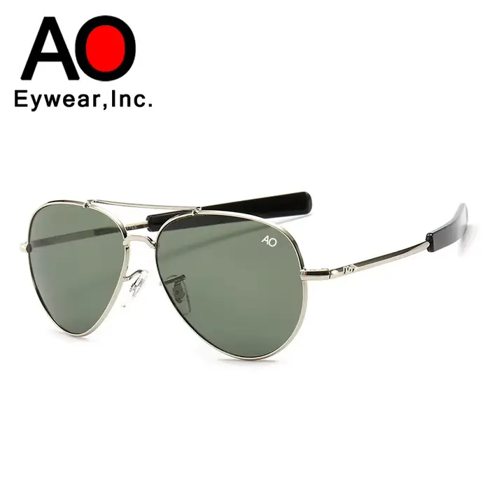 AO Aviation-Lunettes de soleil rétro pour hommes et femmes, lunettes de soleil optiques unisexes, lu