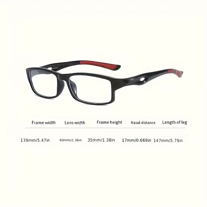 Lunettes de lecture rectangulaires sans Prescription