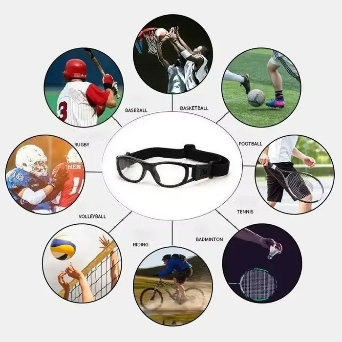 Lunettes de basket-ball professionnelles pour enfants de 6 à 15 ans
