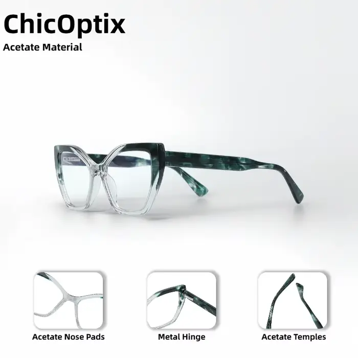 Lunettes optiques œil de chat rétro