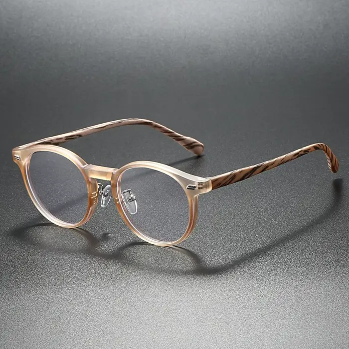 KAMMPT Vintage lunettes rondes mode rétro bleu lumière bloquant