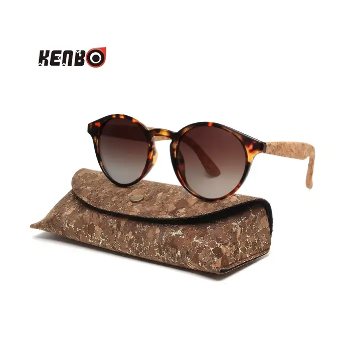 Kenbo-Lunettes de soleil polarisées ovales en bambou pour hommes et femmes