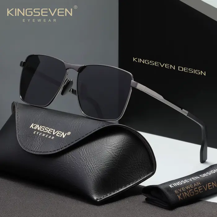 KINGSEVEN – lunettes de soleil de luxe pour hommes/femmes, polarisées UV400, à la mode, rétro, class