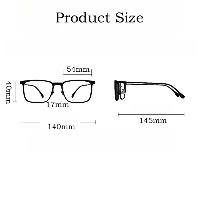 YIMARUILI mode polarisé pince magnétique sur lunettes TR90 pur titane rétro carré optique Prescripti
