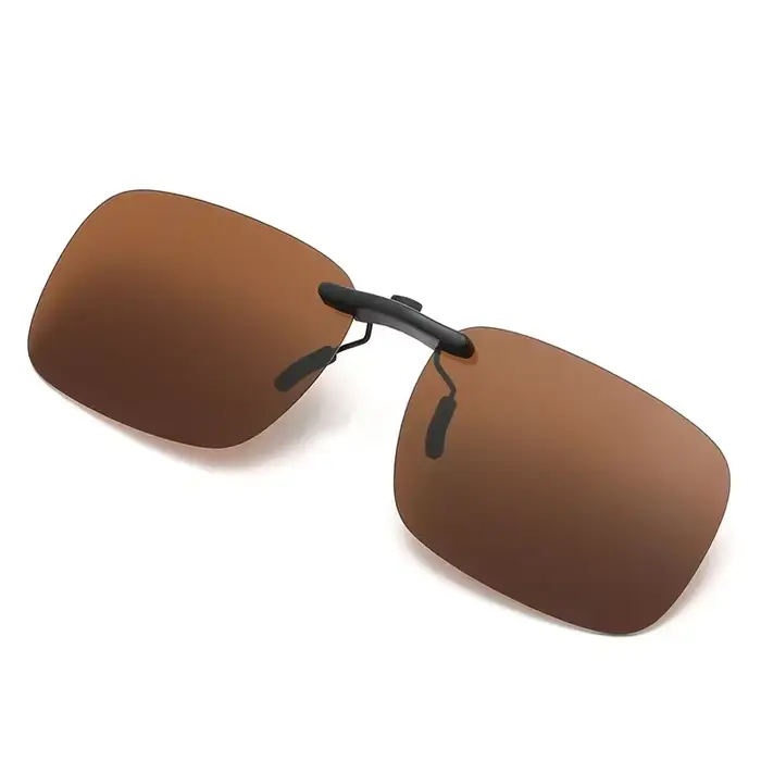 Lunettes de soleil à clipser sans monture, verres anti-reflets, pour accessoire de mode et activités
