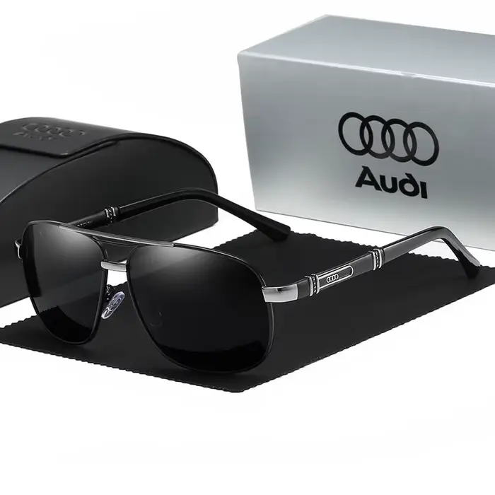 Pour Audi A4 A6 A8 Q5 Q7 haut de gamme hommes de luxe conduite lunettes de soleil polarisées marque 
