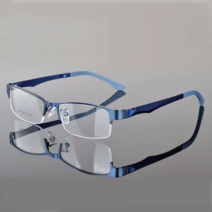 Reven Jate demi sans monture lunetes cadre optiq Prescription Semi-jante lettes cadre pour lunes pou