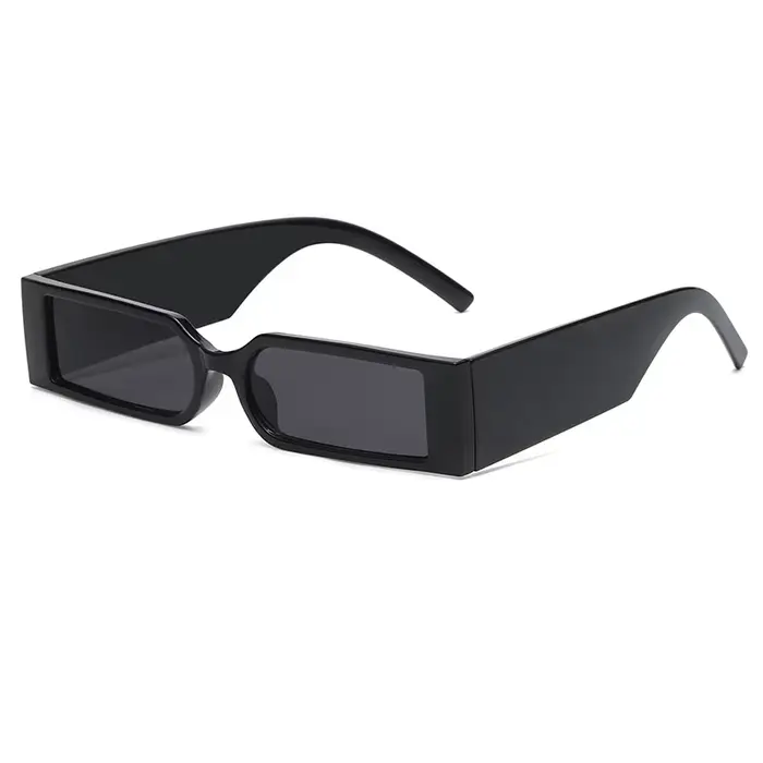 Lunettes de soleil vintage rectangulaires pour femmes, style hip-hop, design de marque tendance, pro