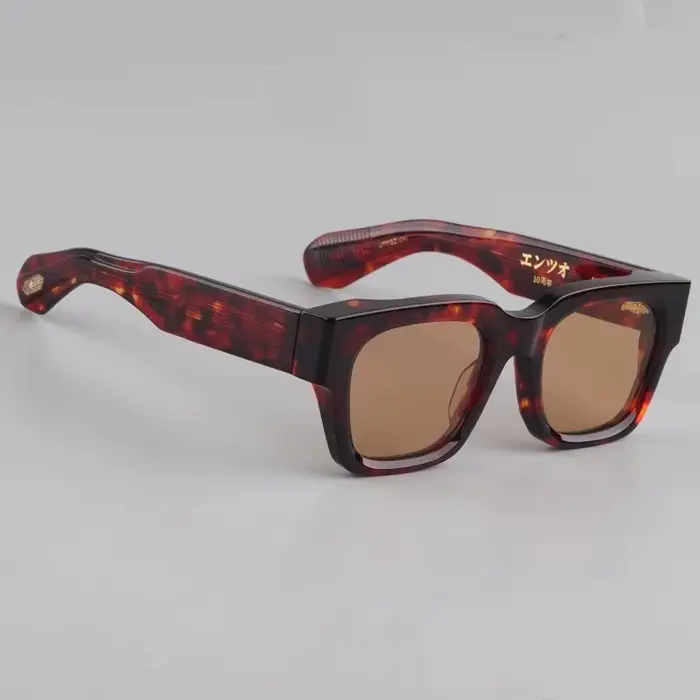 JMM ENZO 10e anniversaire lunettes de soleil carré concepteur fait à la main au japon Uv400 dégradé optique