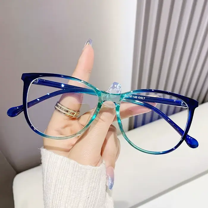 Lunettes transparentes rétro pour femmes