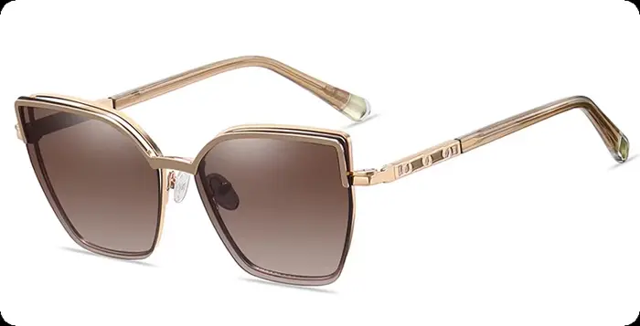 Lunettes de myopie optiques à Clip magnétique pour femmes 2 en 1, lunettes de soleil polarisées à la
