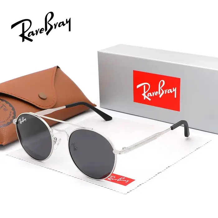 Lunettes de soleil rondes RareBray Fashion Design pour hommes et femmes, lunettes de soleil rétro, a